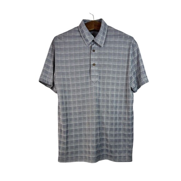 Verri Shirt Mens Black White Button Down Abstract Checkered Adult Size XL - Picture 1 of 9